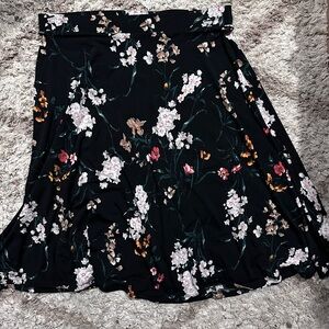 Vibrant Pink and Orange A-Line Mini Skirt for Resort Wear